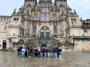 A caminho de Santiago de Compostela