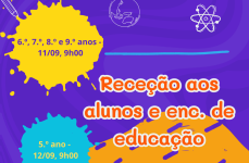 RECEÇÃO AOS ALUNOS E ENC. EDUCAÇÃO