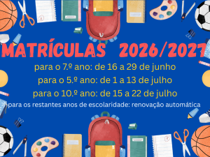 RENOVAÇÃO DE MATRÍCULAS PARA 2026/2027